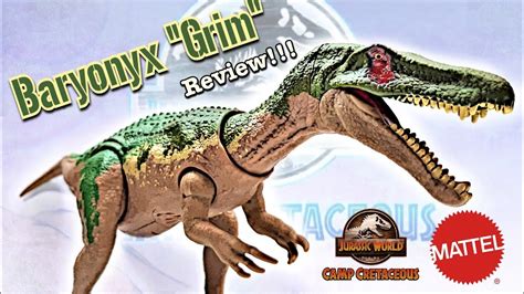 2020 Mattel Jurassic World Camp Cretaceous Baryonyx Grim Review