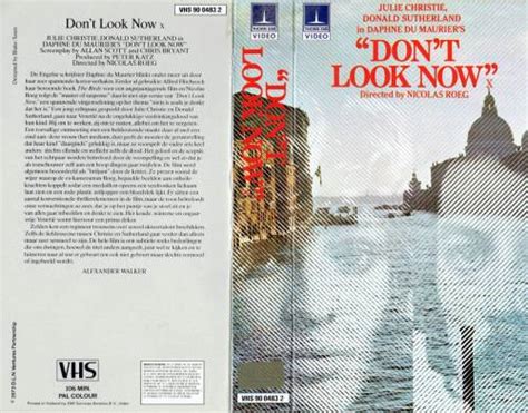 Dont Look Now 1973 Director Nicolas Roeg Vhs Thorn Emi Video
