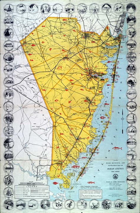 Historical Ocean County New Jersey Maps
