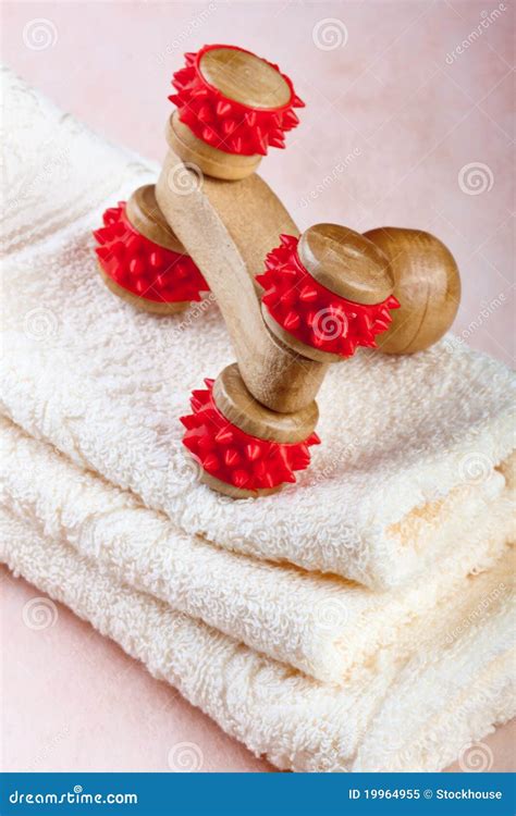 Chinese Wooden Massage Tool Stock Image Image Of Body Alternative 19964955