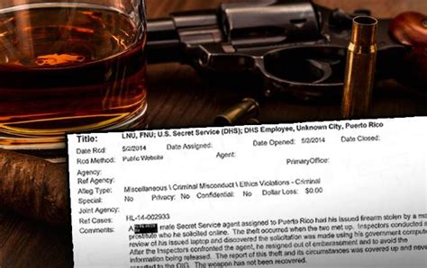 Stolen Guns Male Prostitutes Booze Binges And More New Secret Service Scandal Exposed