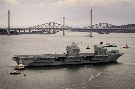 Hms Queen Elizabeth Royal Navys Biggest Ever Warship Makes History
