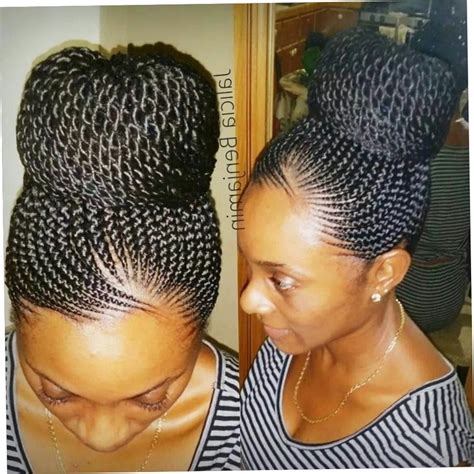 Are you considering getting straight bangs? 15 Inspirations of Jalicia Cornrows Hairstyles