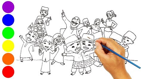 Youtube.com ilustrasi download cepat mari kita tambah ilmu dan dalami dahulu video youtube yang bertajuk upin & ipin coloring page for kids | belajar melukis dan mewarna with moon moon toys ini. Menggambar dan Mewarnai Upin & Ipin Idul Fitri 1441 H - YouTube