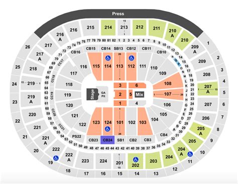 Wells Fargo Center Seating Chart Rows Seats And Club Seats