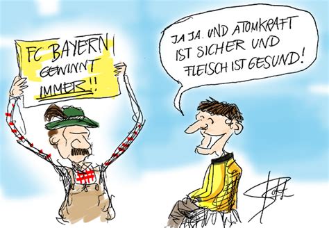 Taylor twellman reacts to bayern munich's superb comeback vs. FC Bayern - BVB Dortmund - Cartoons, Comic, Karikaturen ...