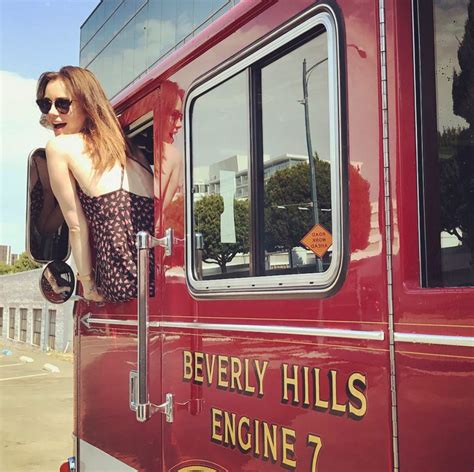 Lily Collins Lilyjcollins En Instagram Fire Engine Red As Hot