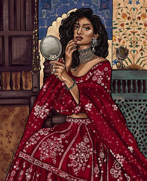 Pin By Nashika Bungchee On My Saves Modern Indian Art Indian