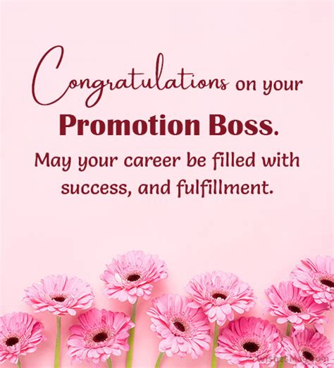 Promotion Wishes For Boss Congratulations Messages Wishesmsg
