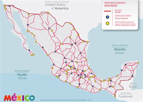 25 Imagenes Mapa Republica Mexicana Carreteras Images And Photos Finder