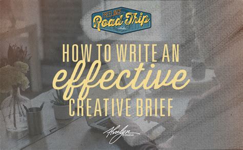 How To Write An Effective Creative Brief Alvalyn Creative