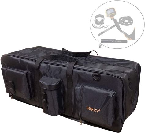 Shrxy Metal Detector Carry Bag Portable Waterproof Canvas Storage Bag