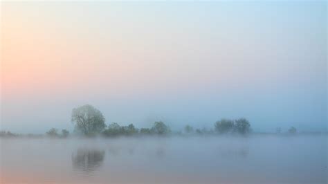 1920x1080 1920x1080 River Morning Fog Water Sky Trees