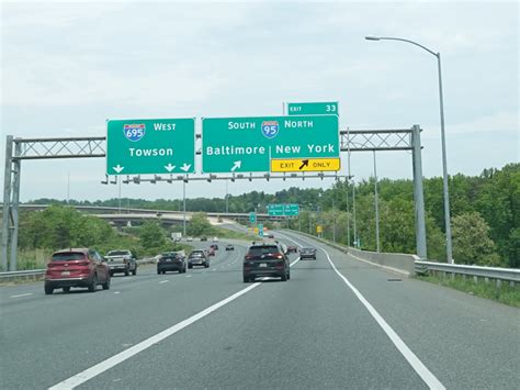 East Coast Roads Interstate Baltimore Beltway Ramp Views