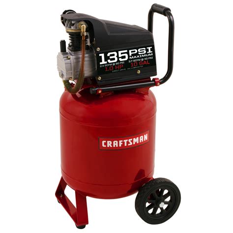 Craftsman 10 Gallon 10 Hp Oil Lube Portable Air Compressor 135 Max Psi