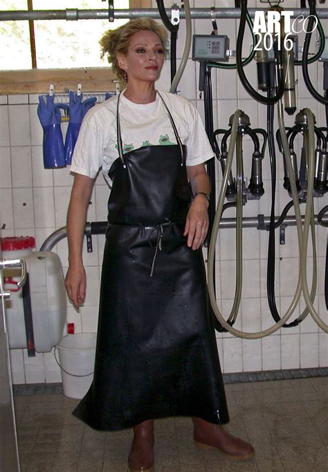 uma Rubber and apron in 2019 Pvc schürze Schürze und Gummistiefel