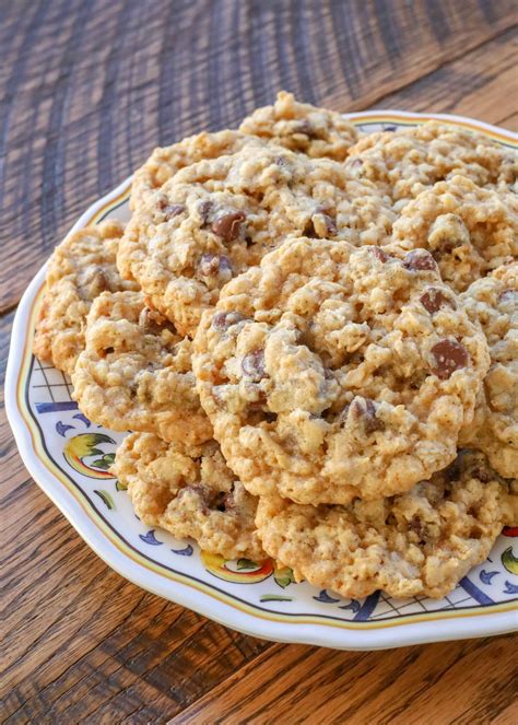 Soft Chewy Oatmeal Chocolate Chip Cookies Barefeet In The Kitchen