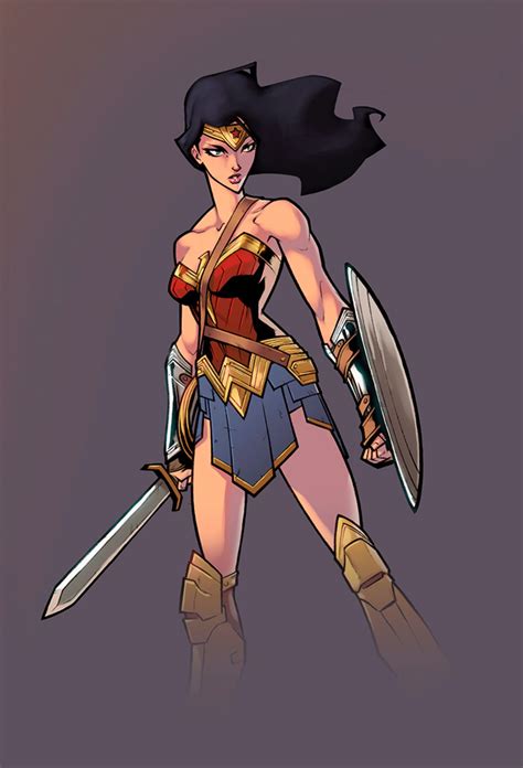 Wonder Woman Color By Logicfun On Deviantart Heroes United Dc Heroes
