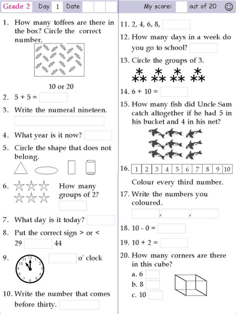 Improve your students' math skills and help them learn how to calculate fractions, percen. This is a great link! Grade 2 Mental Math - 50 different ...