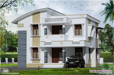 Simple Flat Roof Home Design In 1800 Sqfeet Kerala Home Design And