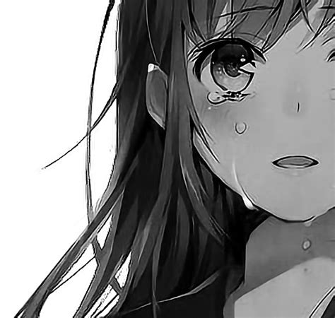 Sad But Happy Anime Pfp Transparent Anime Girl Anime Girl Depressed