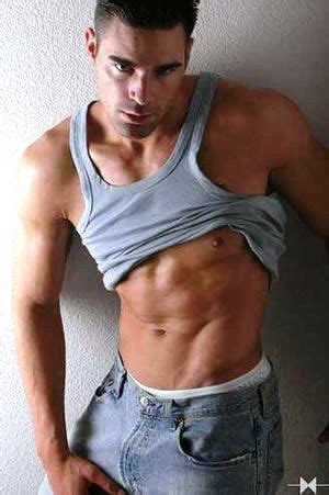 Strong Man Handsome Muscular Man Charles Dera American Actor Dancer