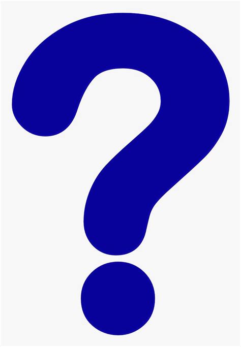 Questionmark Blue Question Mark No Background PNG