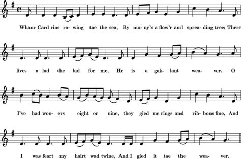 There are 305 scotland sheet music for sale on etsy, and they cost $31.79 on average. mudcat.org lyrics: THE GALLANT WEAVER