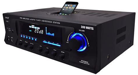 Amplificador Pyle Home Pt Aiu Watt Stereo Receiver