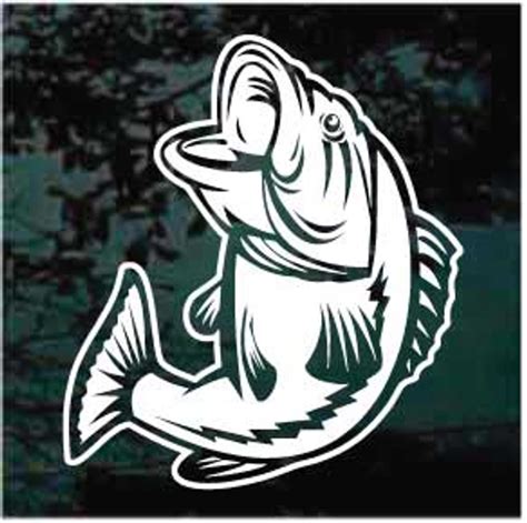 Largemouth Bass Fishing Fish Car Decals And Stickers Decal Junky