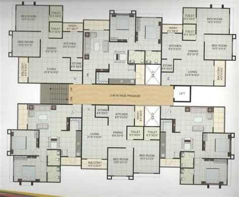1665 Sq Ft 3 Bhk 3t Apartment For Sale In Shafalya Group Shlok Parisar