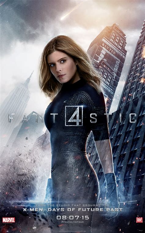 Kate Mara As Sue Storm The Invisible Woman Fantastic Four Character Posters 2015 Popsugar