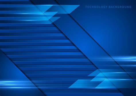 Tech Abstract And Geometric Blue Background 1263472 Vector Art At Vecteezy