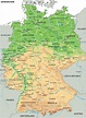⊛ Mapa de Alemania 🥇 Político & Físico Descargar e Imprimir 2024