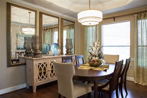 Classic Elegance Dining Room Buffet And Mirror