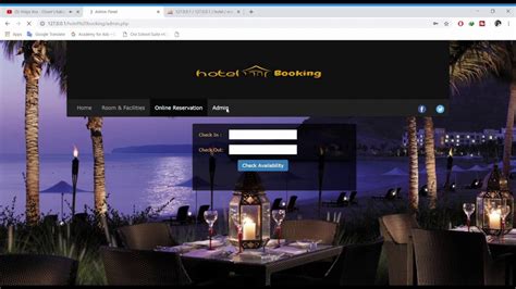 Hotel Booking In Php Youtube