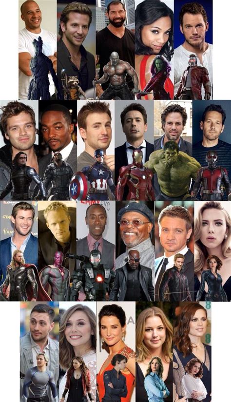 Marvel S Avengers Cast