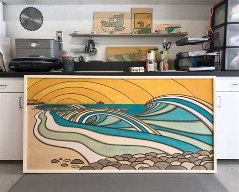 Joe Vickers Art Beach Art Painting Surf Art Ocean Inspiration