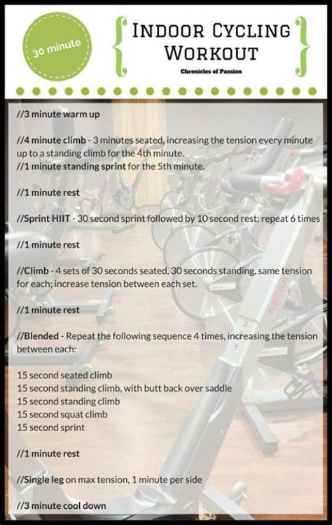 30 Minute High Intensity Indoor Cycling Workout Perfect For Cross