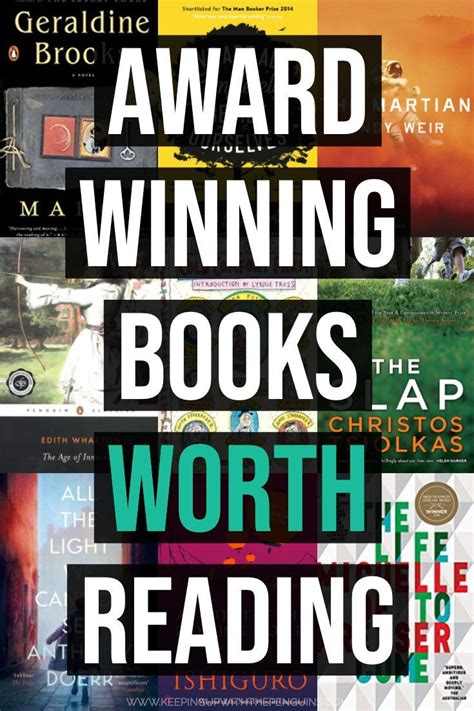 Award Winning Books That Are Worth Your Time Award Winning Books