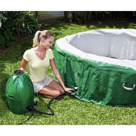 Bestway 90363e Bw Saluspa 6 Person Inflatable Round Outdoor Spa Bubble