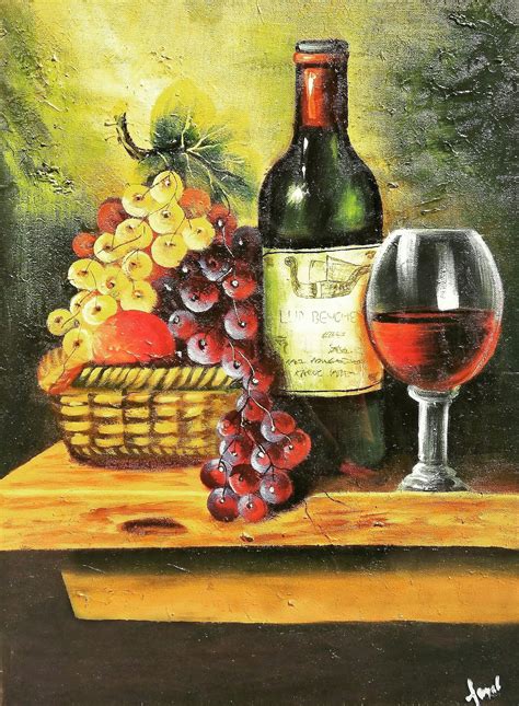 Its A Still Life Painting On Canvas With Acrylic Medium Describing An