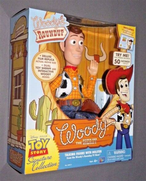 Disney Pixar Toy Story Sheriff Woodys Roundup Talking Doll 64012 For