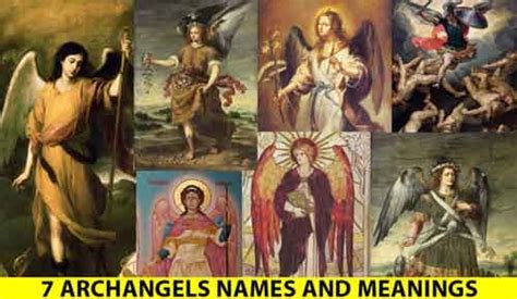 7 Archangels Names And Meanings Archangels Of God End Time Message