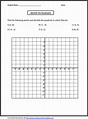 Quadrants Worksheet – Math Practice | MySchoolsMath.com