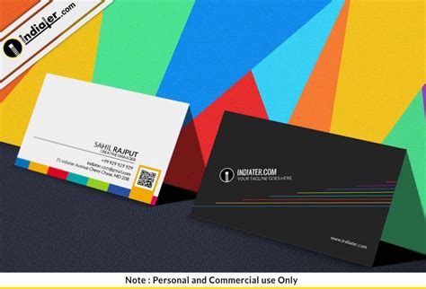Free Creative Agency Business Card Psd Template Indiater