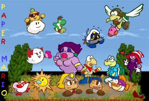 Paper Mario Friends By Fupoo On Deviantart
