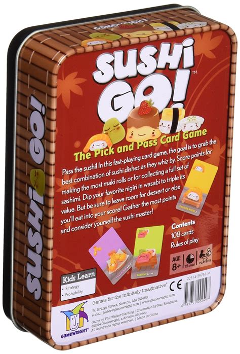 Has enough variety in the cards and their abilities to bring real strategy to the table, and as the squeals. Sushi Go! Card Game | Expertly Chosen Gifts