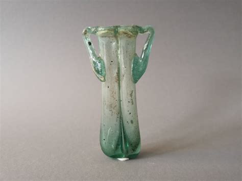 Ancient Roman Glass Double Balsamarium 12 Cm Catawiki