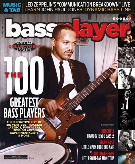 Bass Player February 2017 Magazine Get Your Digital Subscription